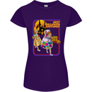 Best Halloween Costumes Horror Pumpkin Womens Petite Cut T-Shirt Purple