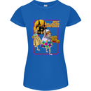 Best Halloween Costumes Horror Pumpkin Womens Petite Cut T-Shirt Royal Blue