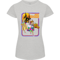 Best Halloween Costumes Horror Pumpkin Womens Petite Cut T-Shirt Sports Grey