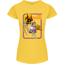 Best Halloween Costumes Horror Pumpkin Womens Petite Cut T-Shirt Yellow