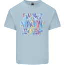 Best Mom Ever Tie Died Effect Mother's Day Kids T-Shirt Childrens Light Blue