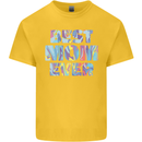 Best Mom Ever Tie Died Effect Mother's Day Kids T-Shirt Childrens Yellow