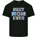 Best Mom Ever Tie Died Effect Mother's Day Mens Cotton T-Shirt Tee Top Black