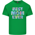 Best Mom Ever Tie Died Effect Mother's Day Mens Cotton T-Shirt Tee Top Irish Green