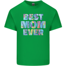 Best Mom Ever Tie Died Effect Mother's Day Mens Cotton T-Shirt Tee Top Irish Green