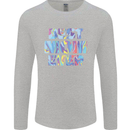 Best Mom Ever Tie Died Effect Mother's Day Mens Long Sleeve T-Shirt Sports Grey