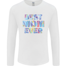 Best Mom Ever Tie Died Effect Mother's Day Mens Long Sleeve T-Shirt White
