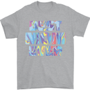 Best Mom Ever Tie Died Effect Mother's Day Mens T-Shirt Cotton Gildan Sports Grey