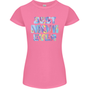 Best Mom Ever Tie Died Effect Mother's Day Womens Petite Cut T-Shirt Azalea