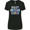 Best Mom Ever Tie Died Effect Mother's Day Womens Wider Cut T-Shirt Black