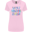 Best Mom Ever Tie Died Effect Mother's Day Womens Wider Cut T-Shirt Light Pink