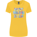 Best Mom Ever Tie Died Effect Mother's Day Womens Wider Cut T-Shirt Yellow