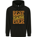 Best Teacher Ever Teaching Maths English Childrens Kids Hoodie Black