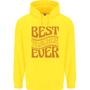 Best Teacher Ever Teaching Maths English Childrens Kids Hoodie Yellow