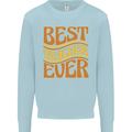 Best Teacher Ever Teaching Maths English Kids Sweatshirt Jumper Light Blue
