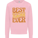 Best Teacher Ever Teaching Maths English Kids Sweatshirt Jumper Light Pink