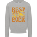 Best Teacher Ever Teaching Maths English Kids Sweatshirt Jumper Sports Grey