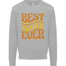 Best Teacher Ever Teaching Maths English Kids Sweatshirt Jumper Sports Grey