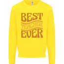 Best Teacher Ever Teaching Maths English Kids Sweatshirt Jumper Yellow