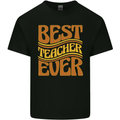 Best Teacher Ever Teaching Maths English Kids T-Shirt Childrens Black