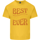 Best Teacher Ever Teaching Maths English Kids T-Shirt Childrens Yellow
