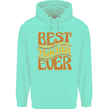 Best Teacher Ever Teaching Maths English Mens 80% Cotton Hoodie Peppermint