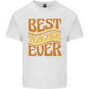 Best Teacher Ever Teaching Maths English Mens Cotton T-Shirt Tee Top White