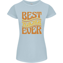 Best Teacher Ever Teaching Maths English Womens Petite Cut T-Shirt Light Blue