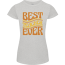 Best Teacher Ever Teaching Maths English Womens Petite Cut T-Shirt Sports Grey