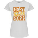 Best Teacher Ever Teaching Maths English Womens Petite Cut T-Shirt White