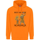 Best Va Thor in Valhalla Viking Fathers Day Childrens Kids Hoodie Orange