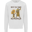 Best Va Thor in Valhalla Viking Fathers Day Kids Sweatshirt Jumper White