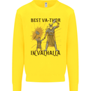 Best Va Thor in Valhalla Viking Fathers Day Kids Sweatshirt Jumper Yellow