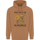 Best Va Thor in Valhalla Viking Fathers Day Mens 80% Cotton Hoodie Caramel Latte