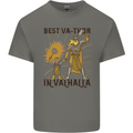Best Va Thor in Valhalla Viking Fathers Day Mens Cotton T-Shirt Tee Top Charcoal