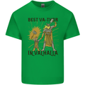 Best Va Thor in Valhalla Viking Fathers Day Mens Cotton T-Shirt Tee Top Irish Green