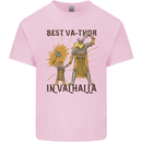Best Va Thor in Valhalla Viking Fathers Day Mens Cotton T-Shirt Tee Top Light Pink