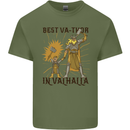 Best Va Thor in Valhalla Viking Fathers Day Mens Cotton T-Shirt Tee Top Military Green
