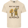Best Va Thor in Valhalla Viking Fathers Day Mens Cotton T-Shirt Tee Top Natural