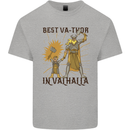 Best Va Thor in Valhalla Viking Fathers Day Mens Cotton T-Shirt Tee Top Sports Grey