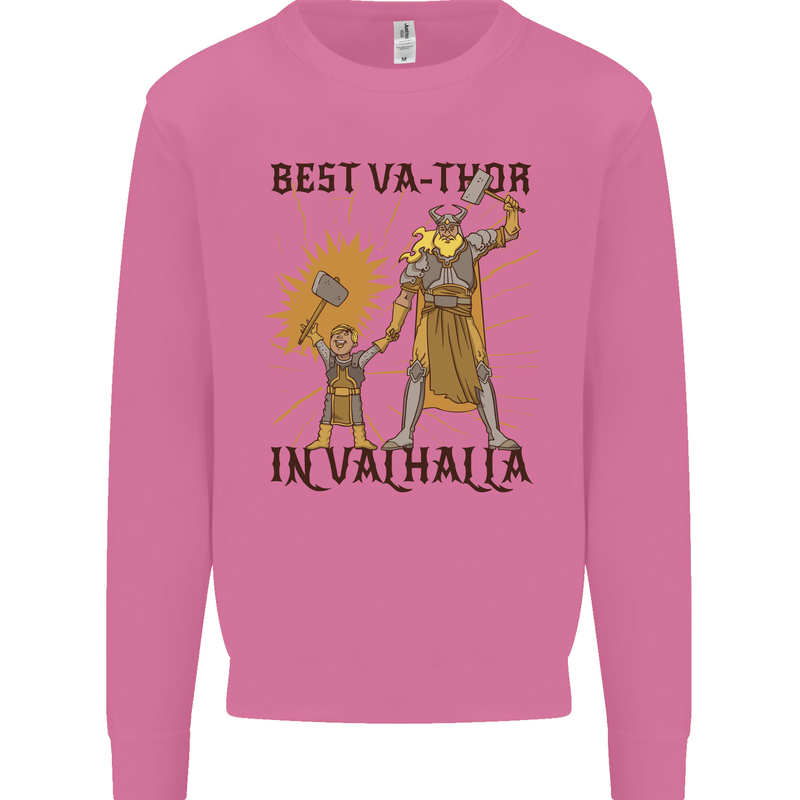 Best Va Thor in Valhalla Viking Fathers Day Mens Sweatshirt Jumper Azalea