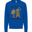 Best Va Thor in Valhalla Viking Fathers Day Mens Sweatshirt Jumper Royal Blue