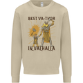 Best Va Thor in Valhalla Viking Fathers Day Mens Sweatshirt Jumper Sand