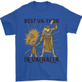Best Va Thor in Valhalla Viking Fathers Day Mens T-Shirt Cotton Gildan Royal Blue