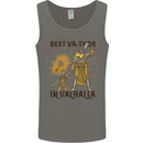 Best Va Thor in Valhalla Viking Fathers Day Mens Vest Tank Top Charcoal