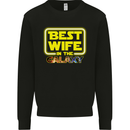 Best Wife In the Galaxy Mens Sweatshirt Jumper Black