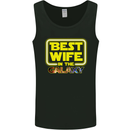 Best Wife In the Galaxy Mens Vest Tank Top Black
