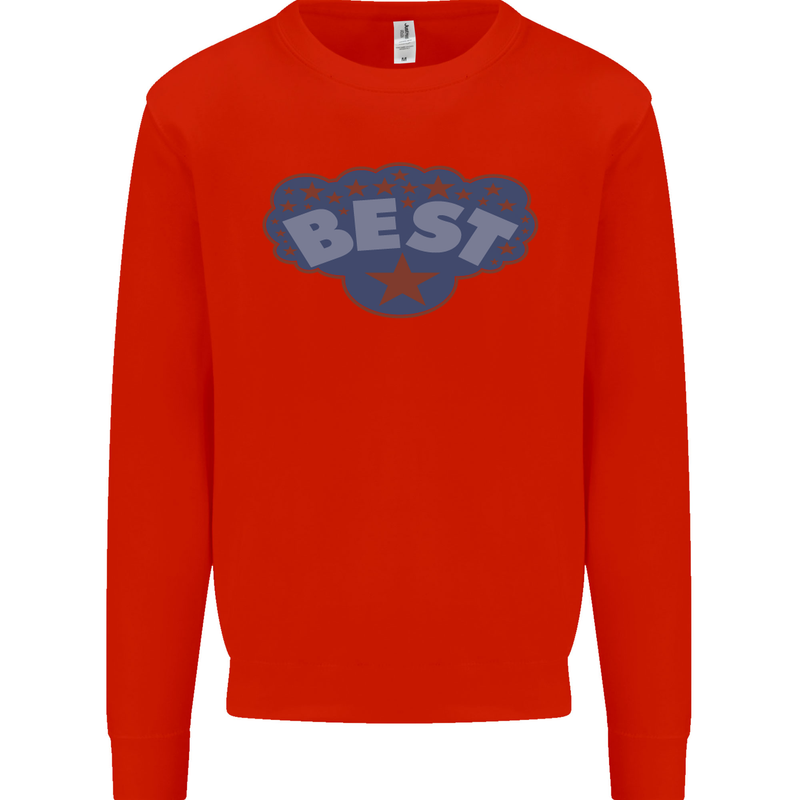 Best as Worn by Roger Daltrey Mens Sweatshirt Jumper Bright Red