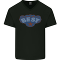 Best as Worn by Roger Daltrey Mens V-Neck Cotton T-Shirt Black