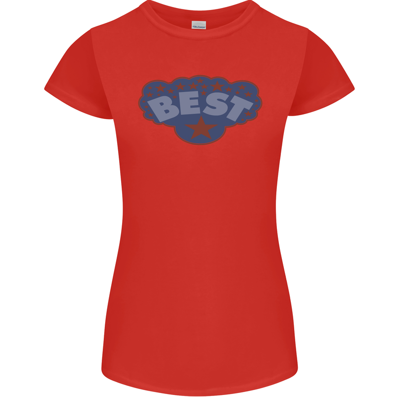 Best as Worn by Roger Daltrey Womens Petite Cut T-Shirt Red